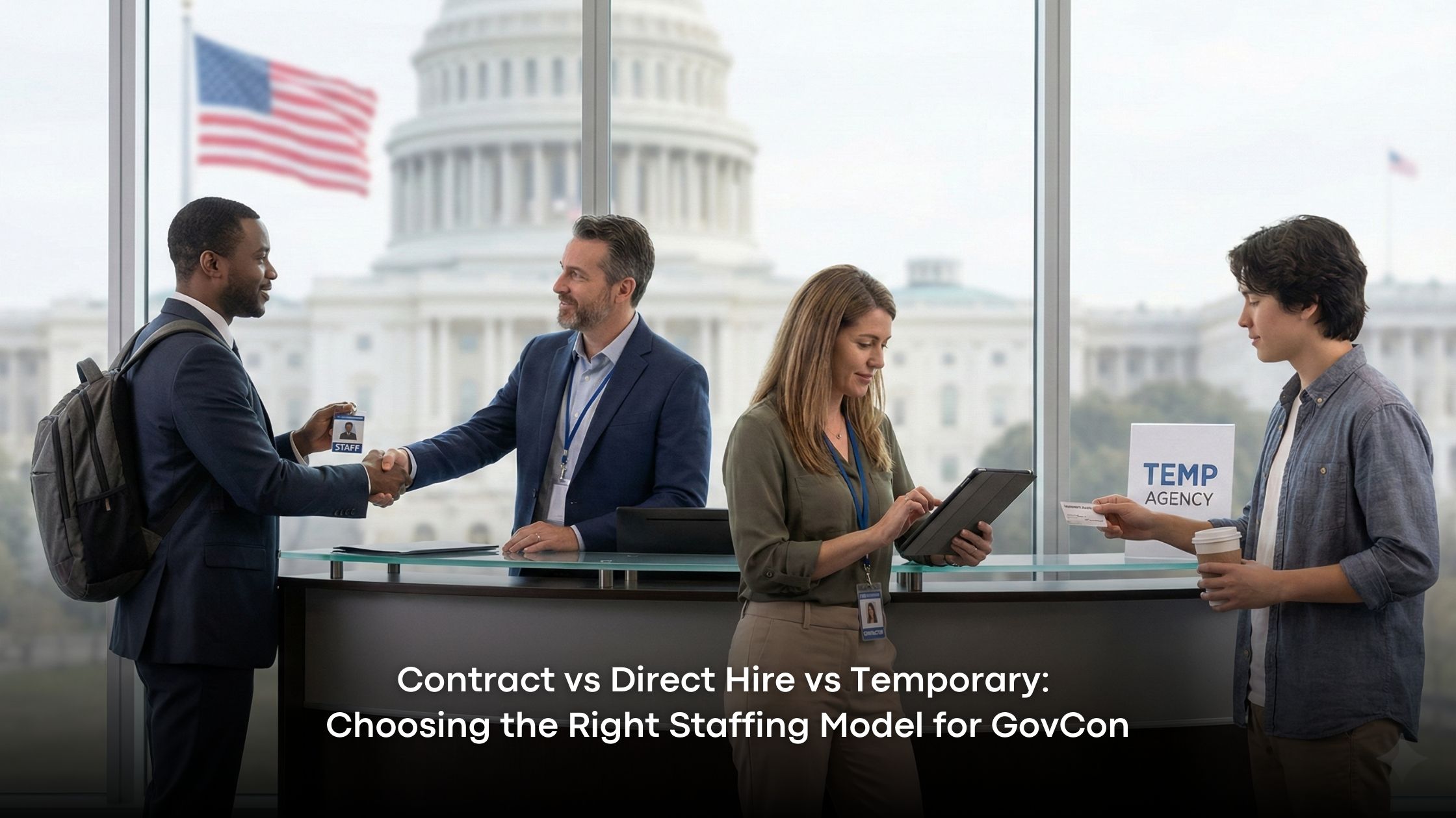 Contract vs Direct Hire vs Temporary: Choosing the Right Staffing Model for GovCon